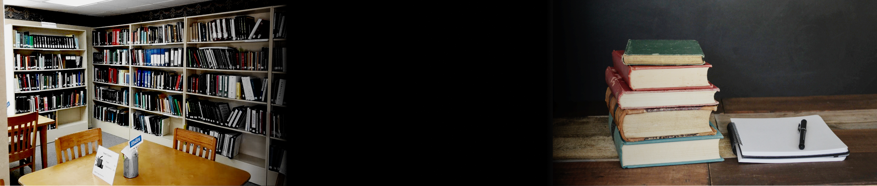 Library Index Search Banner